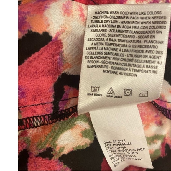 Jessica Simpson Wren Trapeze Floral Tank Top NWT Size XS - Picture 7 of 7